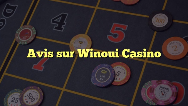 Avis sur Winoui Casino